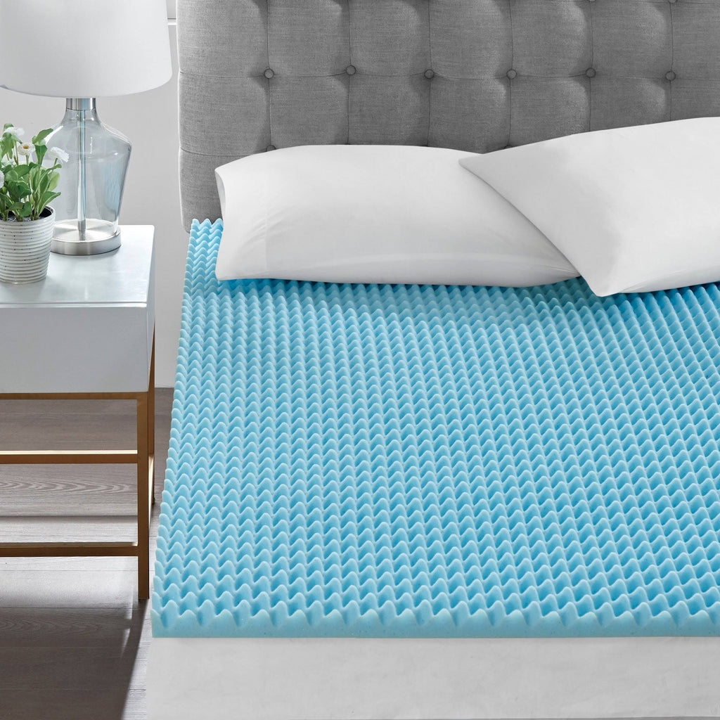 Blue California King Gel Memory Foam Topper I657