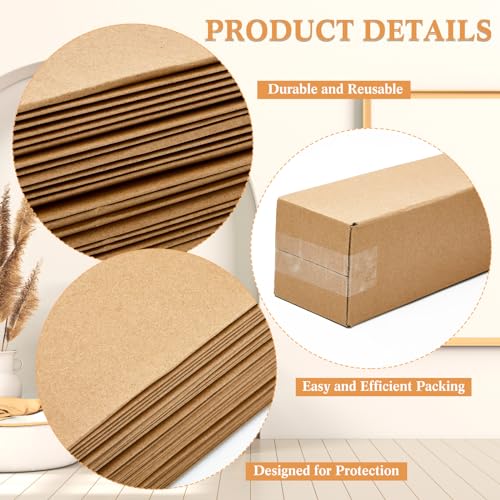 30 Pcs Tall Corrugated Boxes 4x4x40 Inches O78026