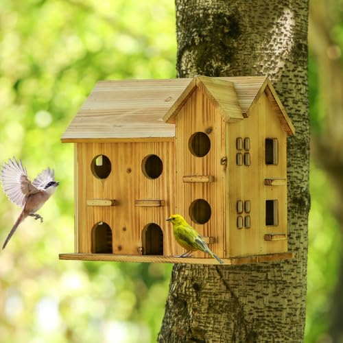 10 Hole Hanging Birdhouse Kit H272243