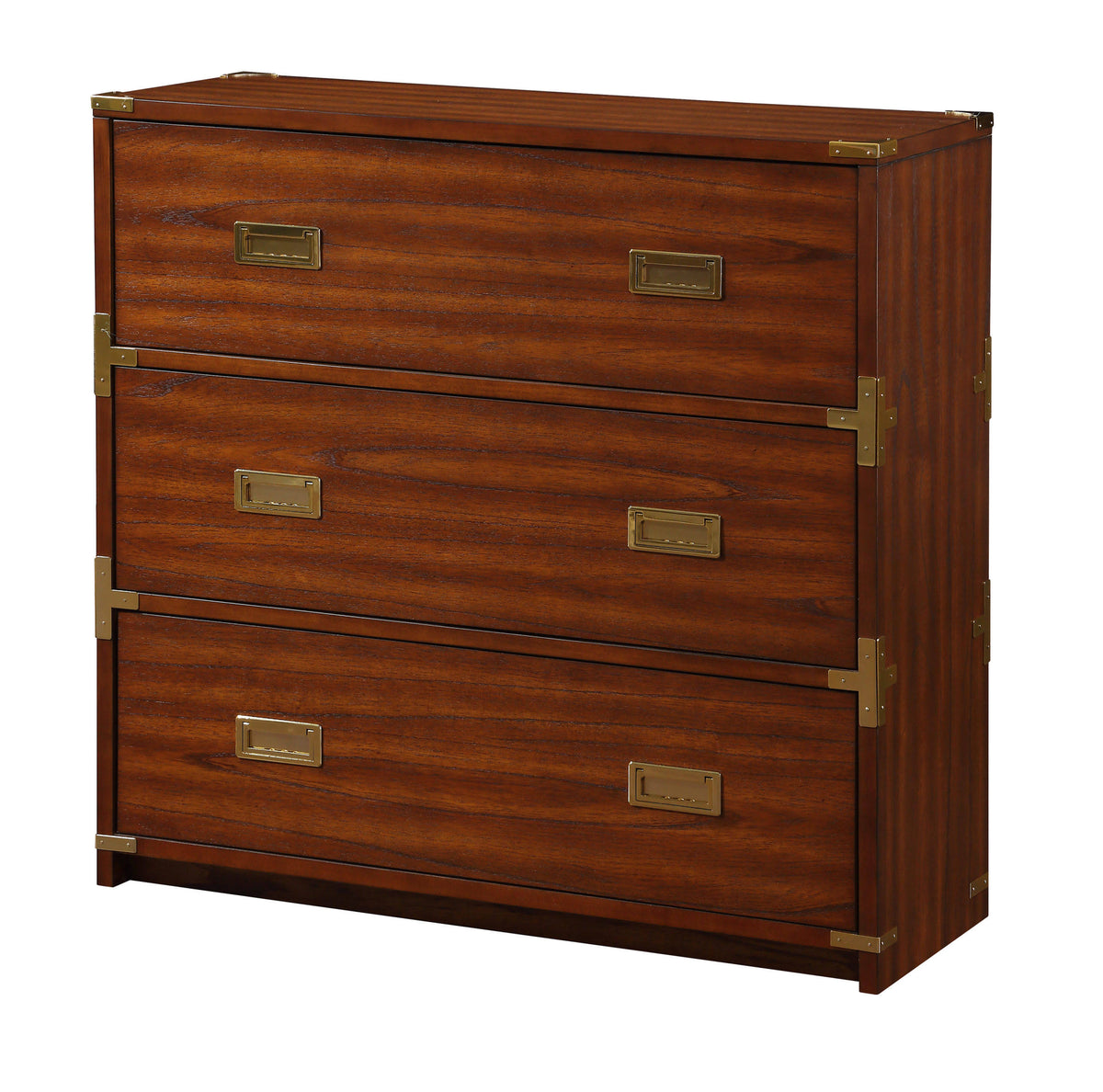 Brown 3-Drawer Cabinet W726