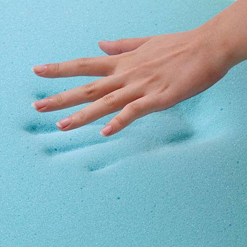 Blue California King Gel Memory Foam Topper I657