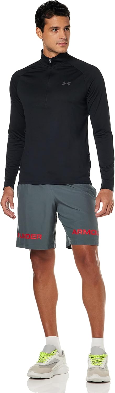 Black ½ Zip Long Sleeve Q385055