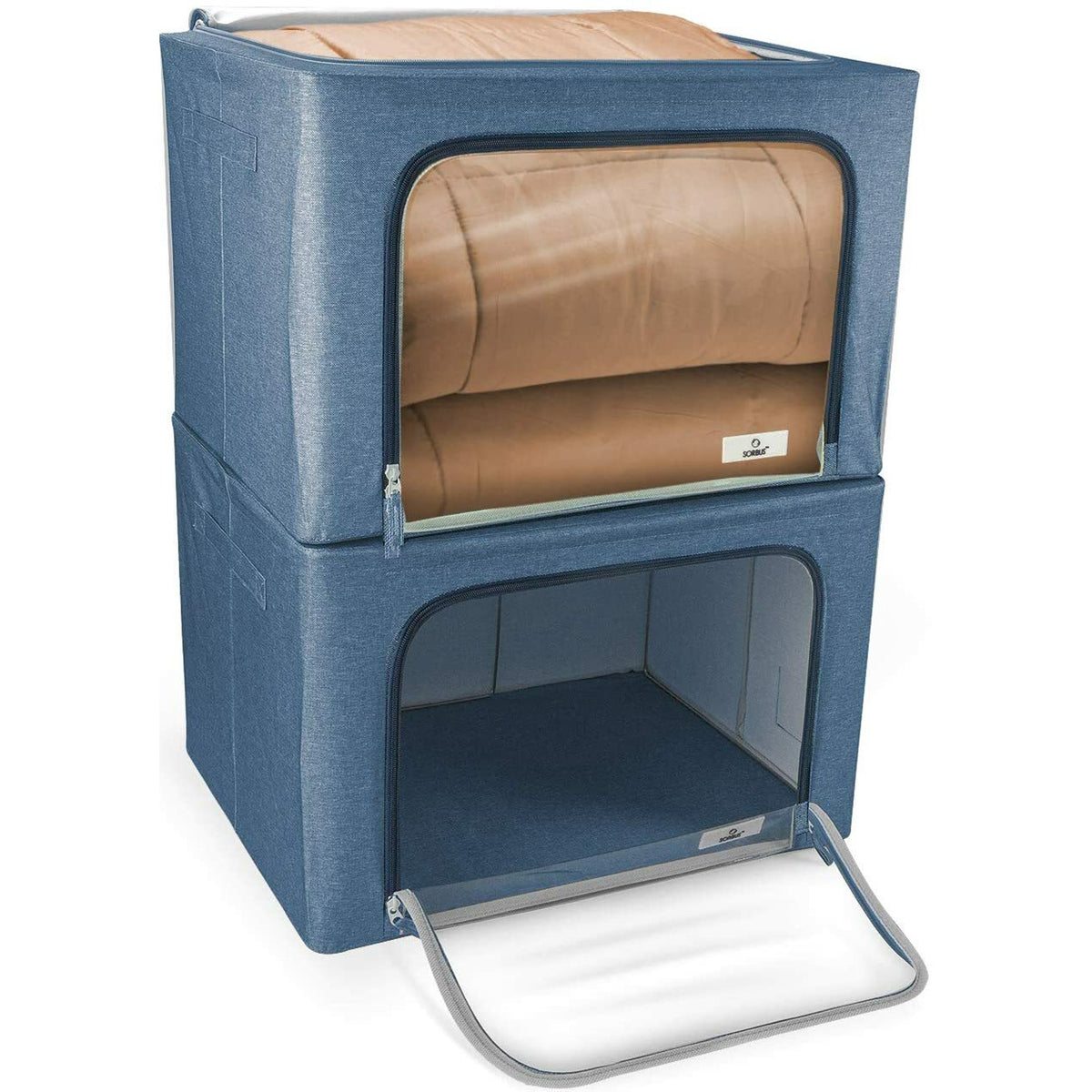 Stackable Clothes & Blanket Storage Bags (2-Pack) H7661