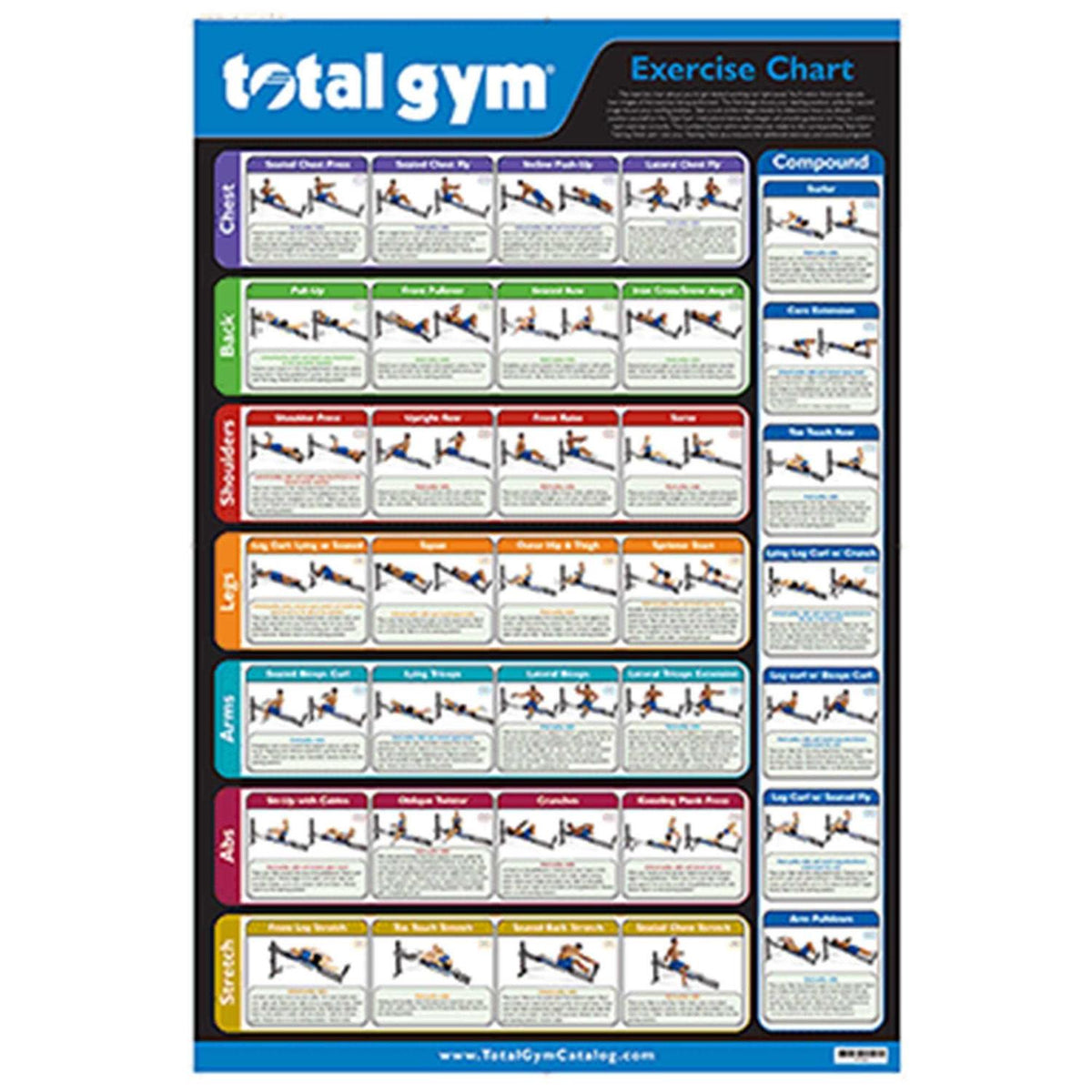 Exercise Chart with 35 Workouts L548933