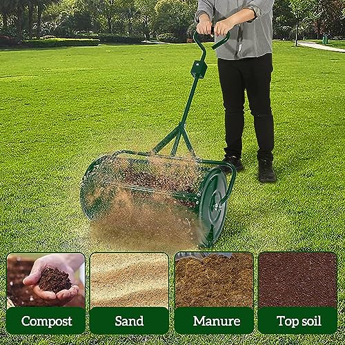 Heavy Duty Metal Mesh Push Spreader, 24" x 17" Inch U6479