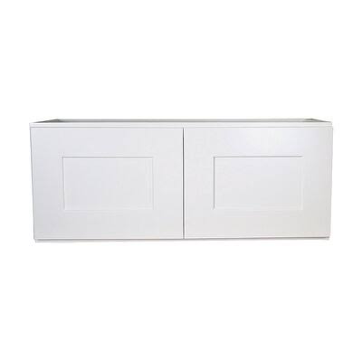 White 36x21x12 in. 2-Door Kitchen Wall Cabinet V585171