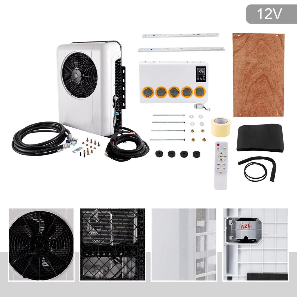 Mini Split AC 6800 BTU ONLY COLD 12V w/Remote Control Q560509