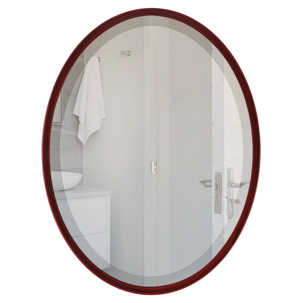 Black Cherry Oval Mirror S215