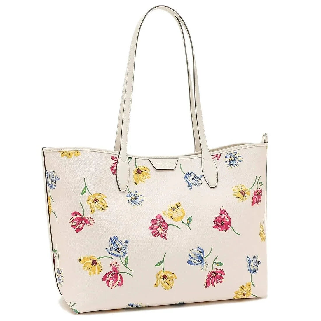 Ivory Floral Tote Bag H835917