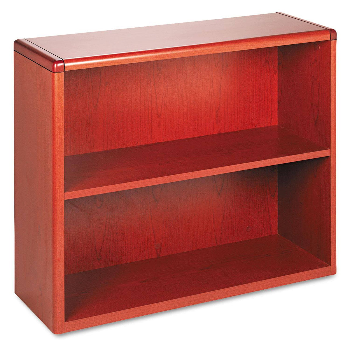 Wood Bookcase Four Shelf Cognac M7490