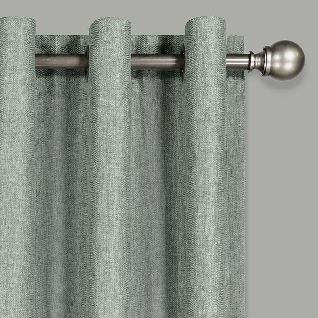 Celadon 50 x 95 Blackout Grommet Top Window Panel F8425