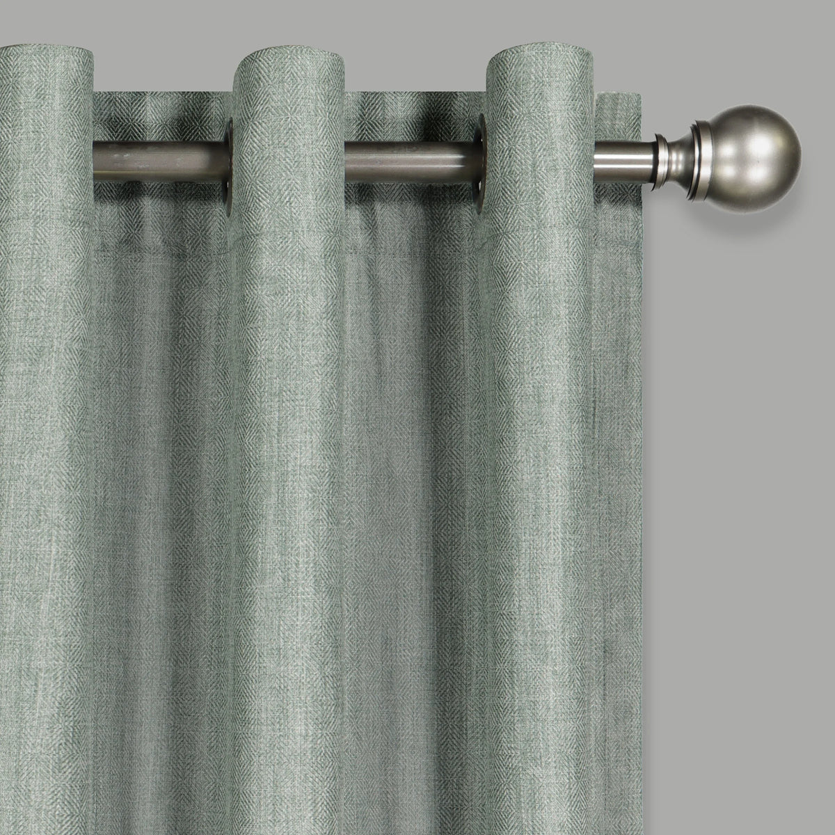 Celadon 50 x 95 Blackout Grommet Top Window Panel F8425