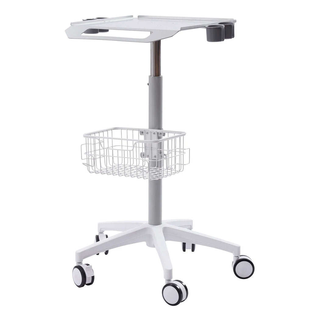 Medical Mobile Trolley Cart with Wheels & Basket Y537