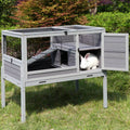 Rabbit Hutch Guinea Pig Cage with Tray U4500
