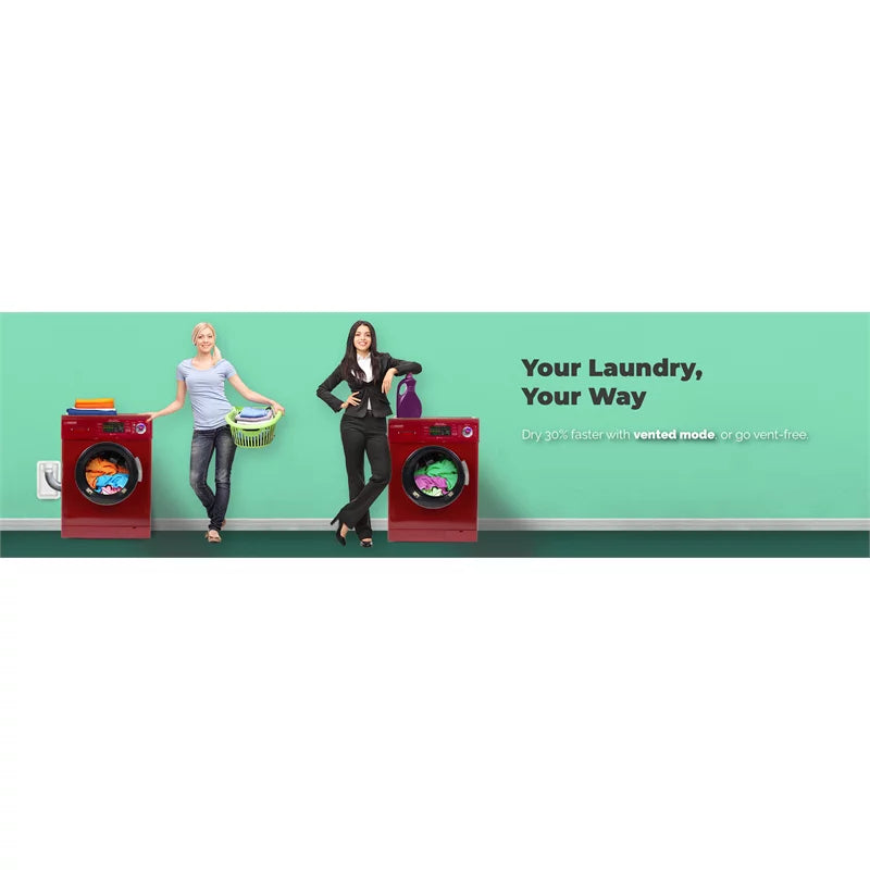 110V Vented/Ventless 13 lbs Combo Washer Dryer A3899