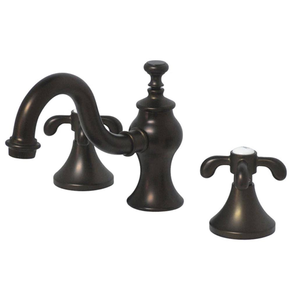 Oil Rubbed Bronze 8 in. Widespread 2-Handle High-Arc Bathroom Faucet O514121