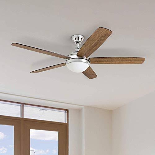 52 inch Chrome Ceiling Fan with Remote Z82964