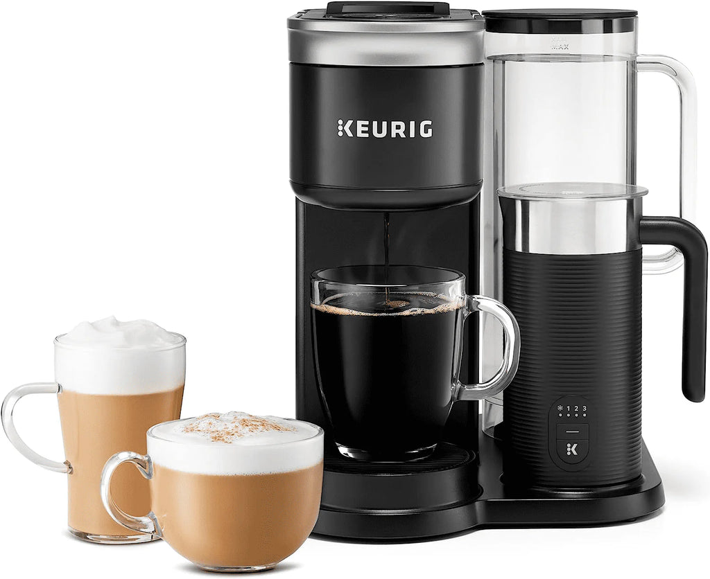 Black Single Serve Coffee, Latte and Cappuccino Maker D1149