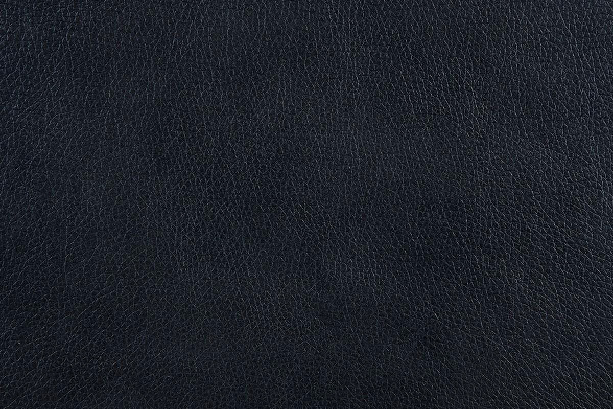 Black Bonded Leather Extra Large Ottoman Z557495