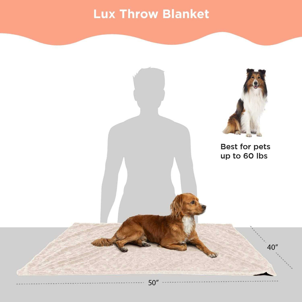 Calming Lux Fur Cat & Dog Blanket Q897