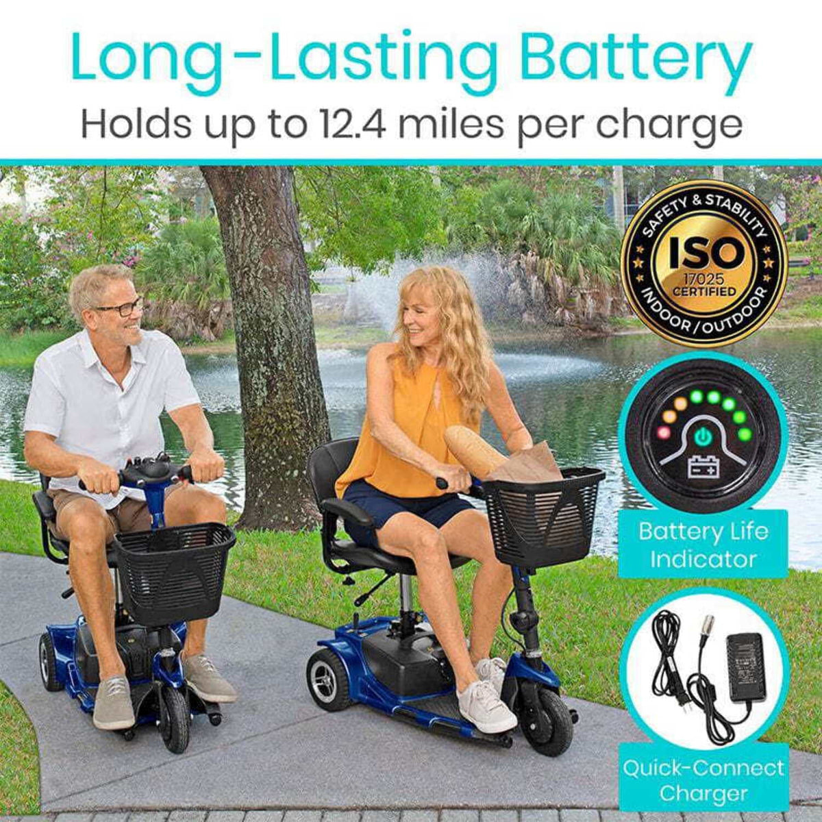 3-Wheel Electric Mobility Scooter D161