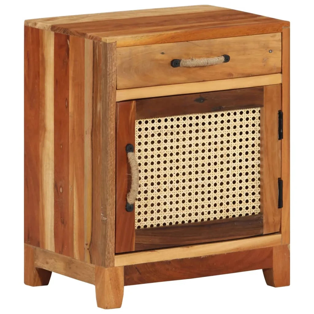 Solid Reclaimed Wood Bedside Cabinet C1979