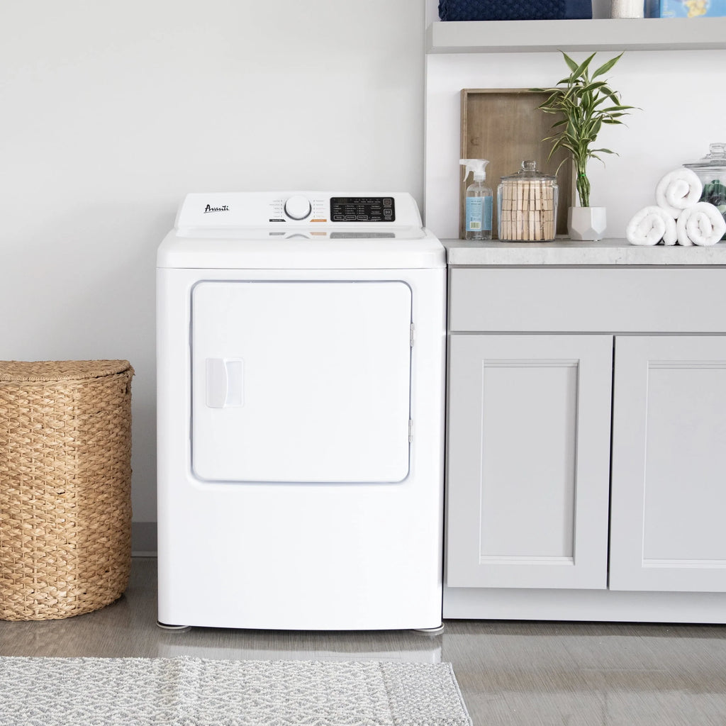 Front Load Electric Clothes Dryer 7.0 Cu. ft. White J611
