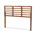 Walnut Wood Open Slat Headboard Queen B2931