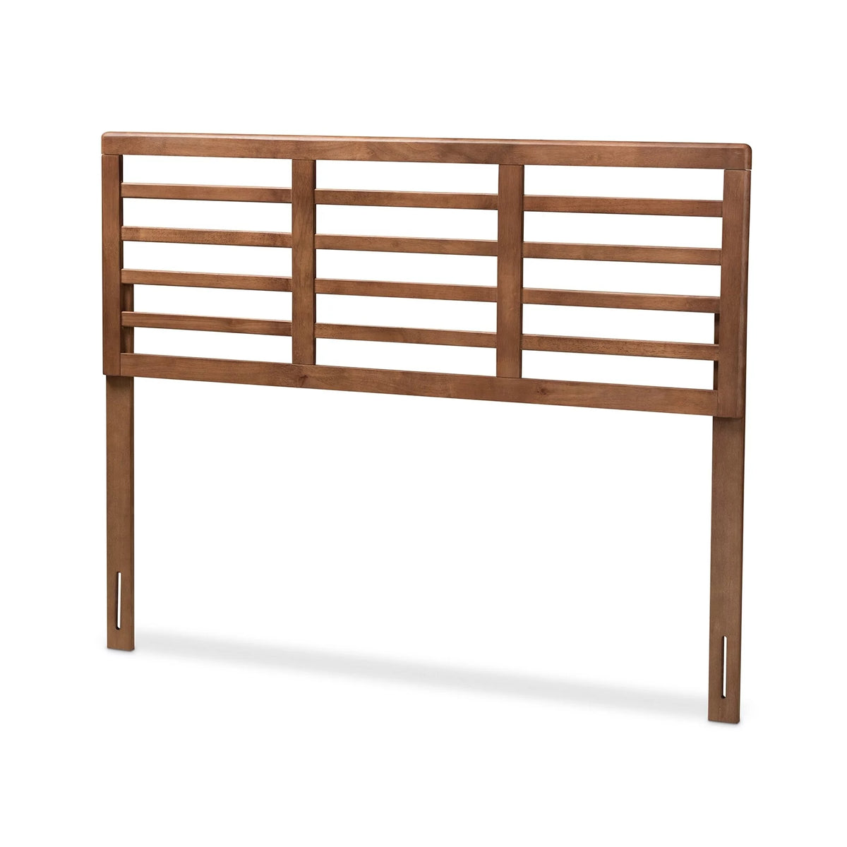 Walnut Wood Open Slat Headboard Queen B2931