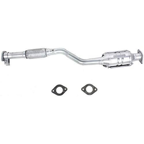 Silver Powder-Coated Catalytic Converter with Heat Shield O19220
