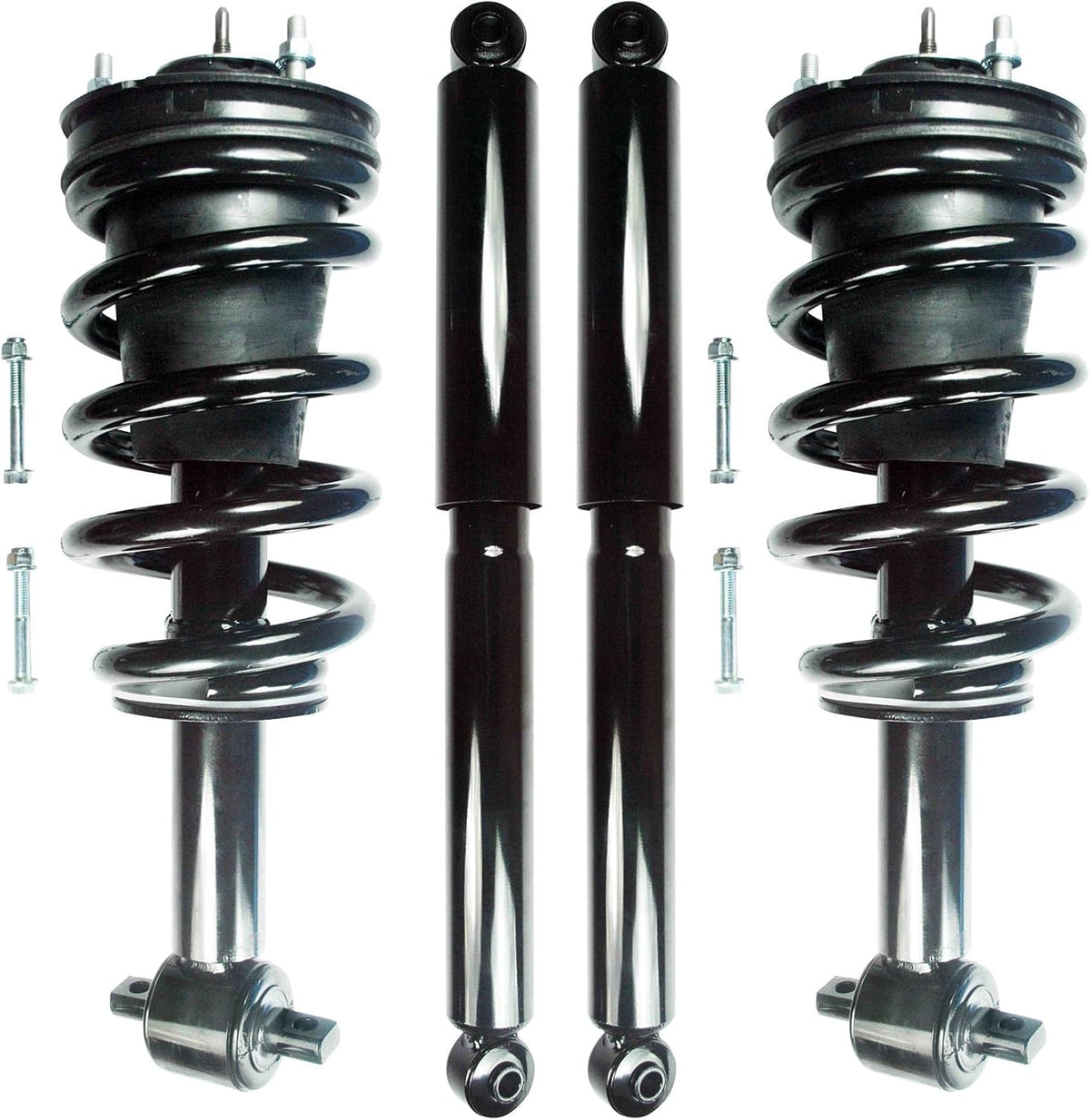 Front-Rear Quick Complete Strut-Shock For 2014-2018 Chevrolet Silverado 1500 RWD I1079