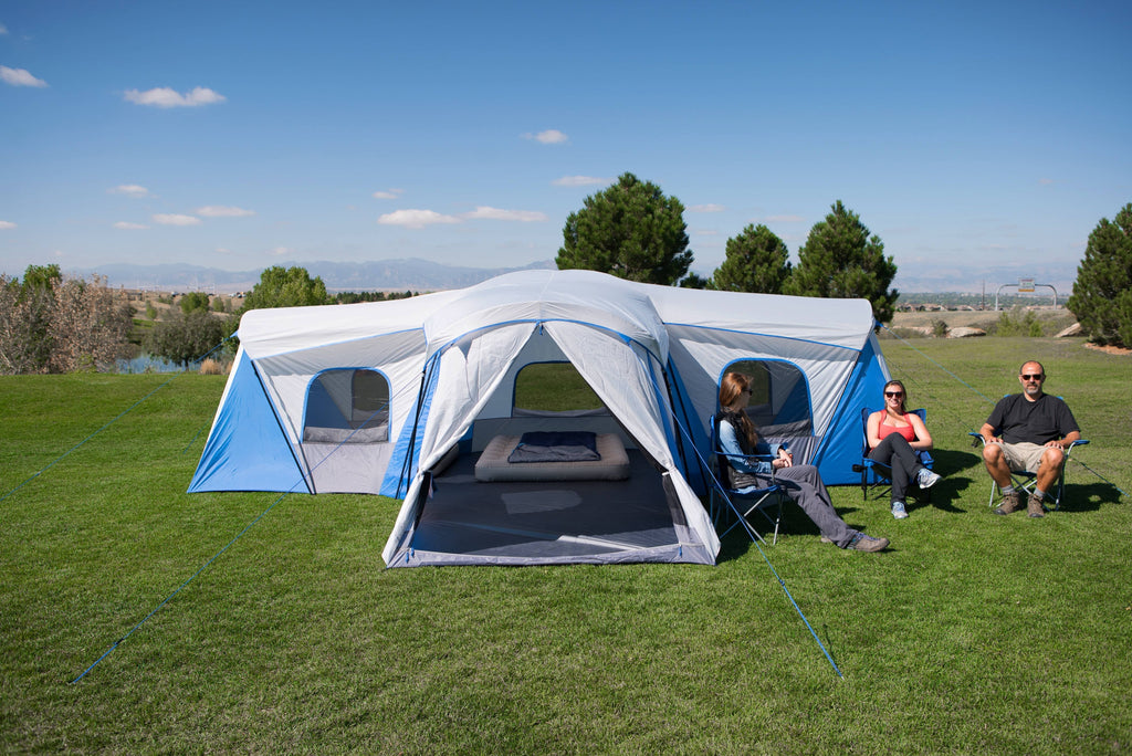 16-Person 3-Room Cabin Tent with 3 Entrances H8410