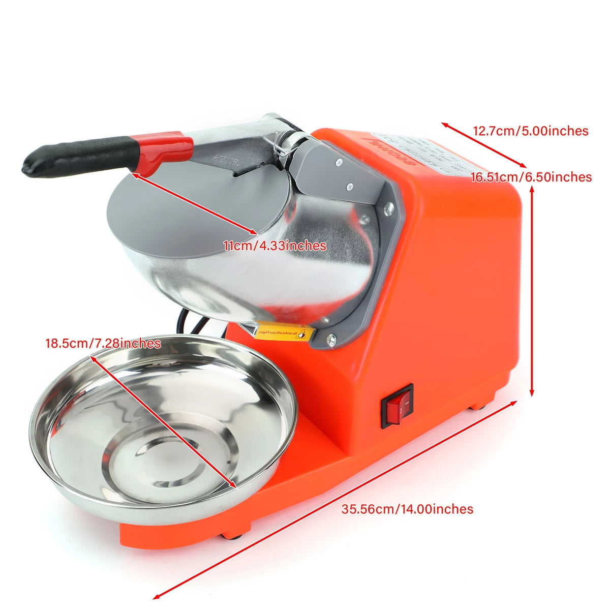 300W Electric Ice Crusher Shaver 143lbs P5941