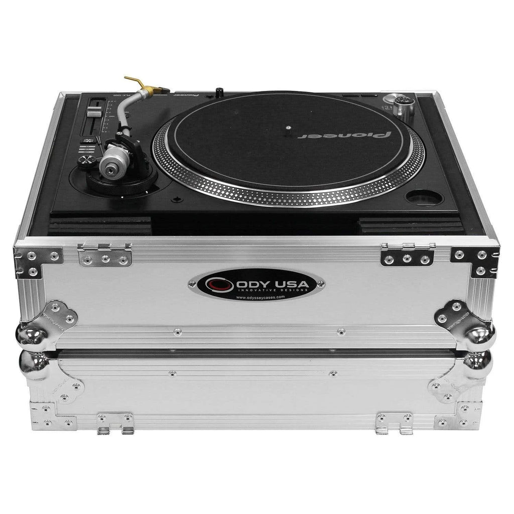 White Universal Turntable Flight Case J4212