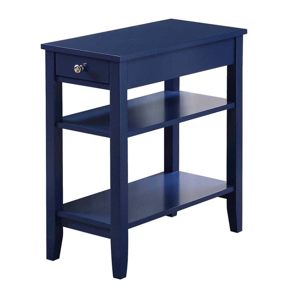 Three Tier End Table with Drawer A6994