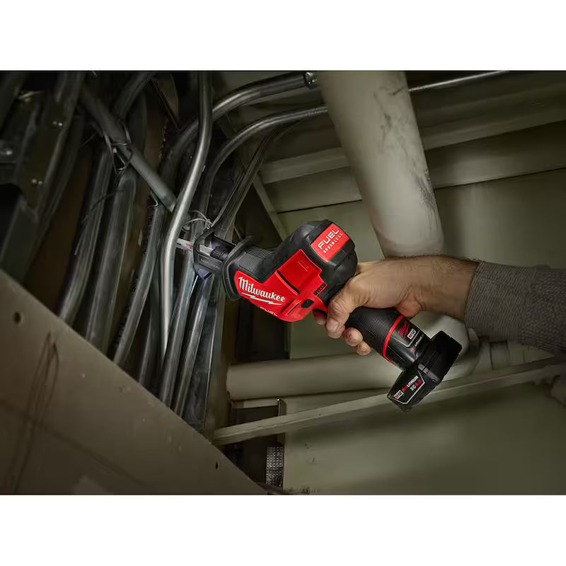 12V Lithium-Ion Brushless Cordless Reciprocating Saw Kit with Rotary Tool P9064