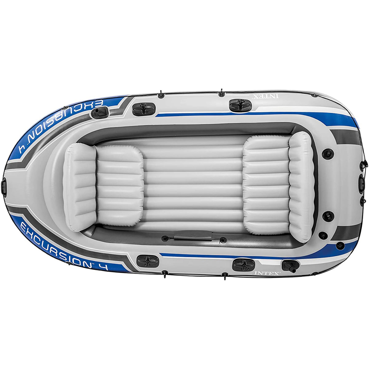4 Person Inflatable Boat Set with 2 Oars B20986