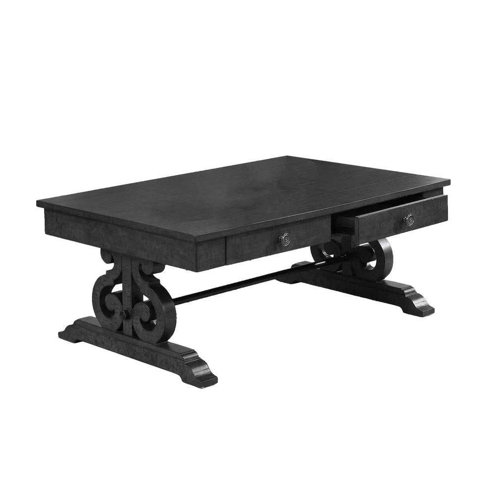 Solid Wood Coffee Table and End Table G641199