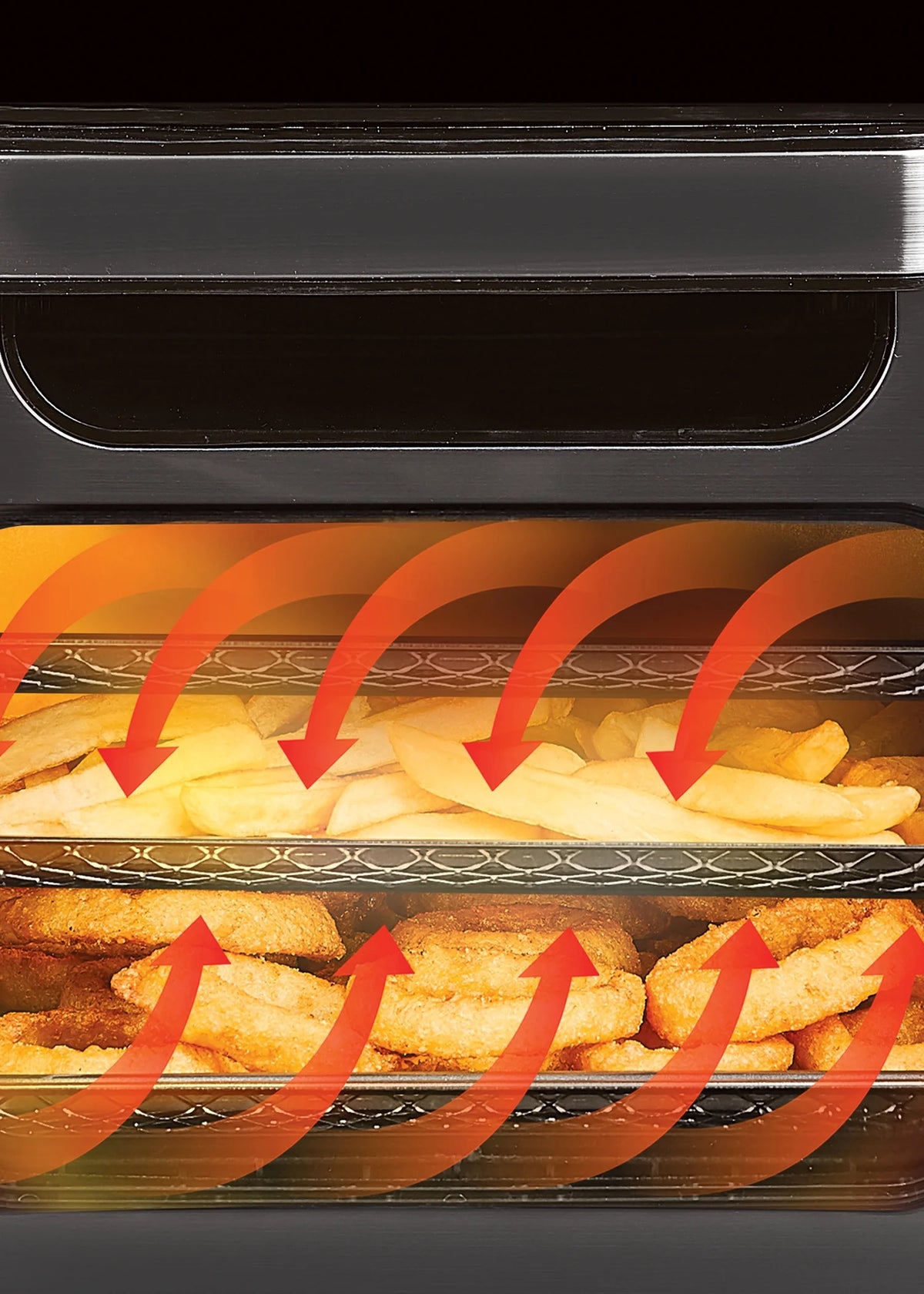 12 Quart Black Stainless Steel Air Fryer P529674