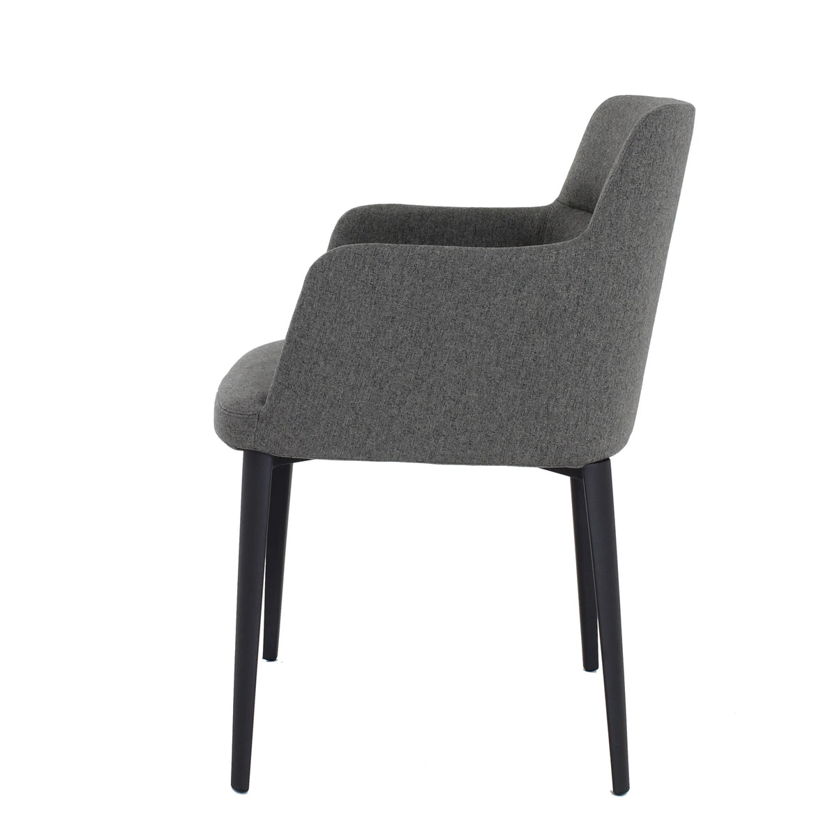 Light Grey Upholstered Arm Chair M22004