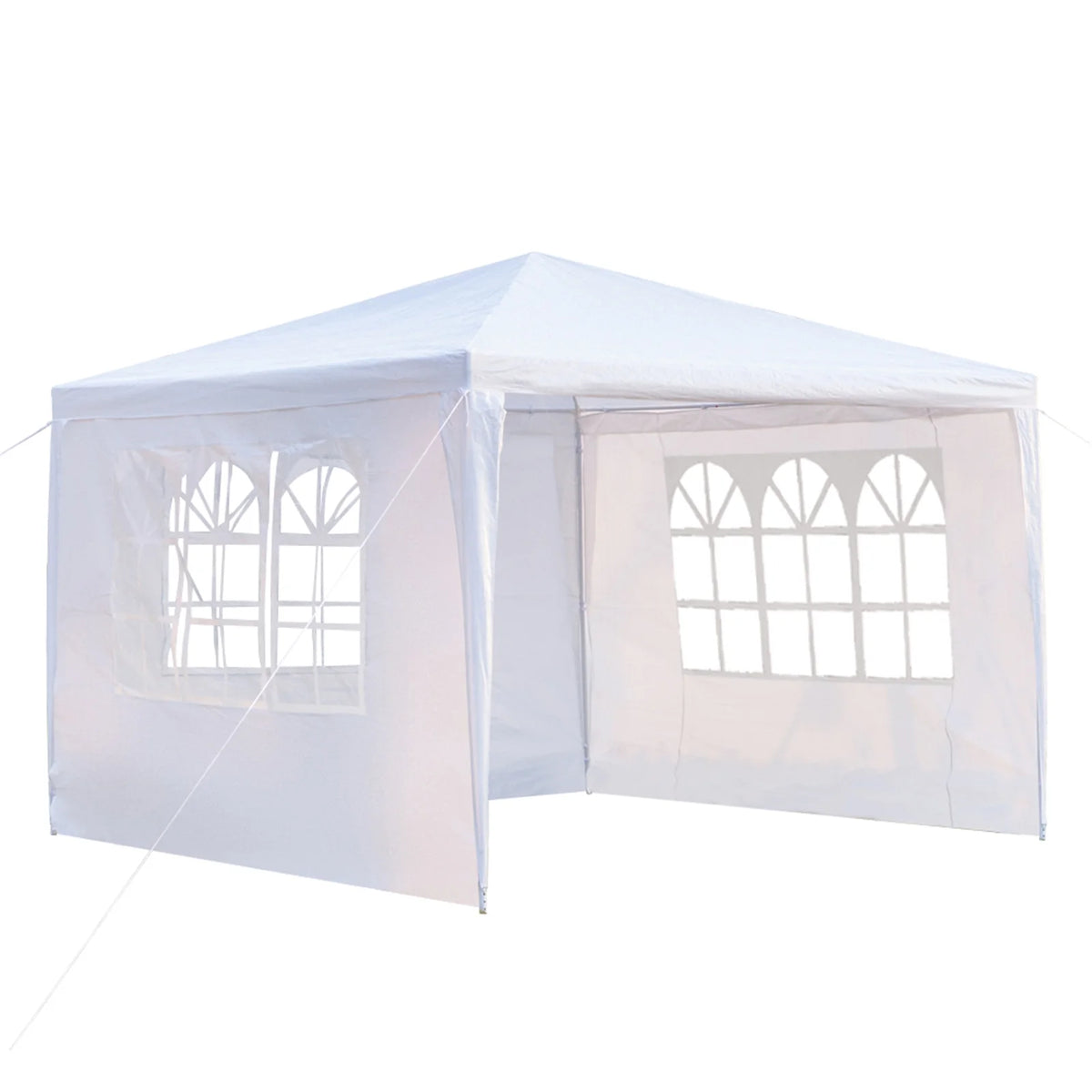 White Three Sides Waterproof Tent with Spiral Tubes I150
