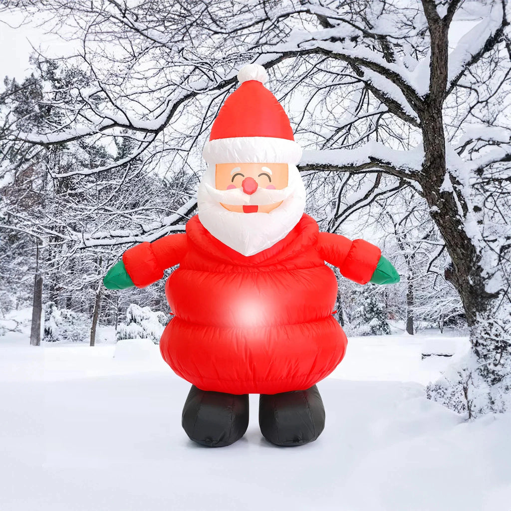 Lighted Christmas Inflatable Santa P44558