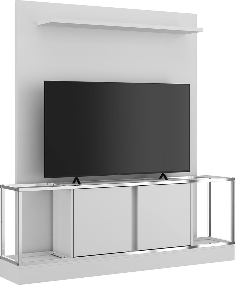 White Tall Entertainment Center Z8640
