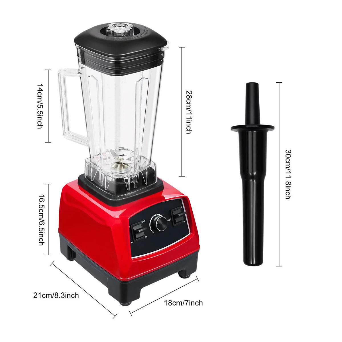 2L 2200W High Speed Blender A5142