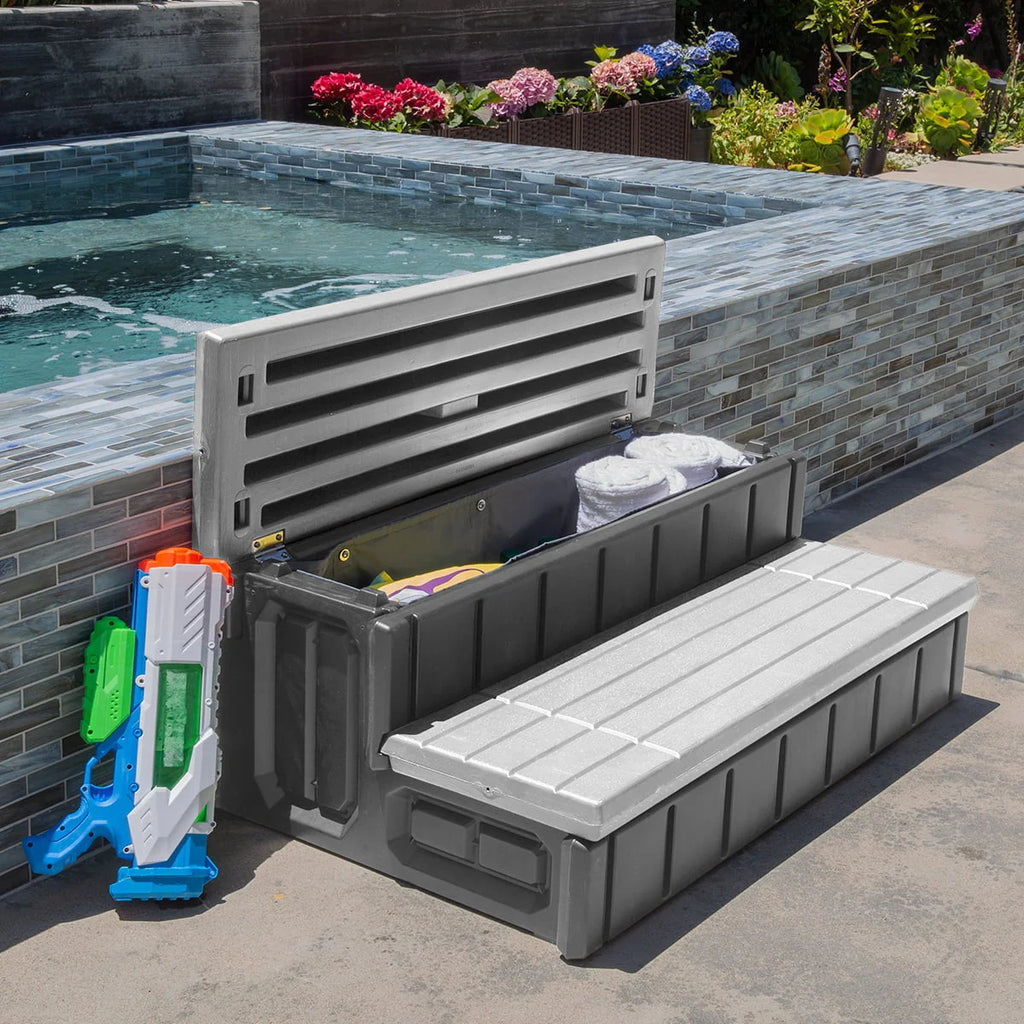 36 Spa Step Hot Tub and Spa 2-Step Storage Compartment U198