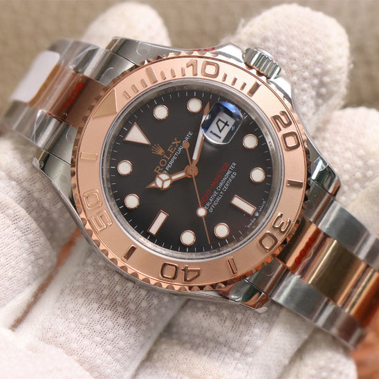 Rose Goldmix Black & Brown Dial Stainless Steel 40m K240