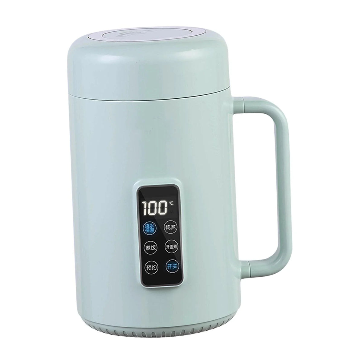 Green Electric Cooker Soup Steamer Slow Cooking Pot I62938