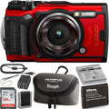 Red Digital Camera with Carrying Case and Starter Kit G5249