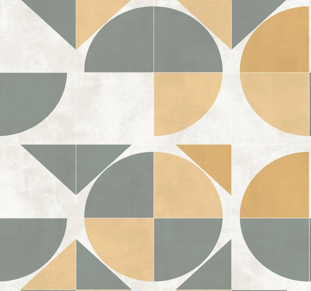 Yellow Radius Wallpaper Z6380