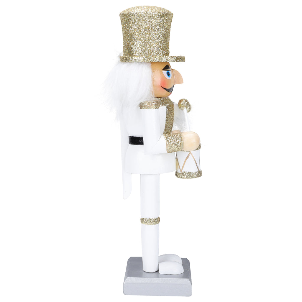 White Wooden Nutcracker Soldier Doll Christmas Decor H8242